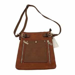 Gussaci Brown Caramel Crossbody Bag | OS Regular